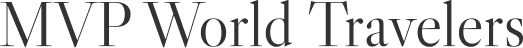 MVP World Travelers text logo